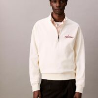 Sweat Col Montant Demi Zippé-CALVIN KLEIN JEANS
