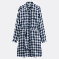 Robe Chemise À Carreaux Avec Ceinture POLYS-PEPE JEANS