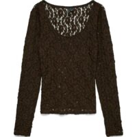 T-shirt Manches Longues En Dentelle-VERO MODA