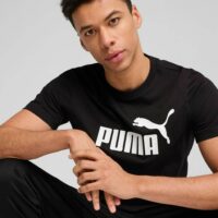 T-shirt Manches Courtes Essentiel Gros Logo-PUMA