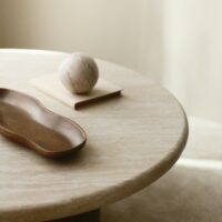 Table basse effet travertin-H&M Home