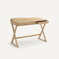 Bureau Chêne Et Plaqué Chêne