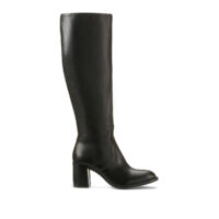 Bottes En Cuir À Talons-MJUS