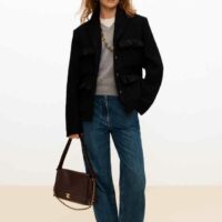 Jeans en denim délavé - Bleu - Chanel - Chanel