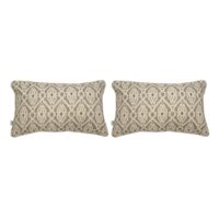 2 Housses de coussins 30x50 cm gris--Gris-Naf Naf