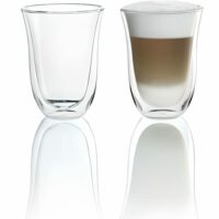 2 tasses latte macchiato - delonghi - contenance 22 cl--Blanc-Delonghi