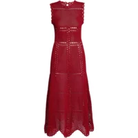 Robe mi-longue évasée en crochet - Erdem