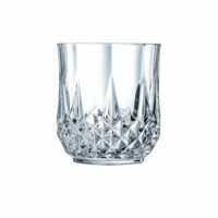 6 verres à eau 32cl - verre ultra transparent au design vintage-Verre-Transparent-Cristal d'Arques