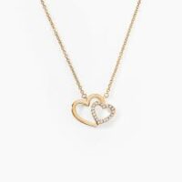 Collier Alexandra Plaqué Or Jaune Oxyde de Zirconium - Histoire d'Or