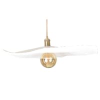 Abat-Jour pour suspension papier blanc D82cm-Papier-Blanc-Opjet