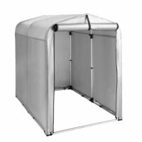 Abri de jardin multifonctionnel en métal argenté-Métal-Argenté-SoBuy