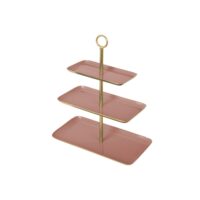 Accessoire de cuisine fer rose 31x16x36cm--Rose-Present Time