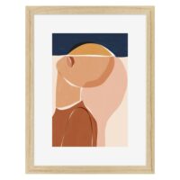 Affiche encadrée en chêne Portrait 30x40-Ceanothe