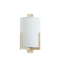 Applique bois naturel 22x18x36cm-Bois-Marron-Light & Living