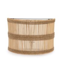 Applique en rotin naturel--Beige-Bazar Bizar