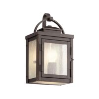 Applique murale bronze patiné h. 28 cm--Marron-ELSTEAD LIGHTING