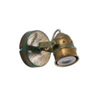 Applique murale en métal bronze-Métal-Marron-Lindby