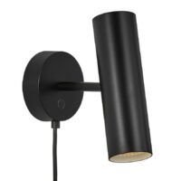 Applique orientable avec interrupteur métal noir H20cm-Métal-Noir-Design For The People