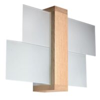 Applique rectangle en bois