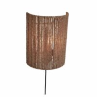 Applique textile brun 25x25x32cm--Marron-Good & Mojo