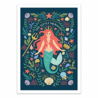 ARIEL - VESNA SKORNSEK - Affiche d'art enfant 50 x 70 cm--Multicolore-Wall Editions