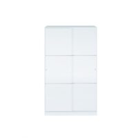 Armoire 2 portes coulissantes l120 x h200cm - blanc--Blanc-Usinestreet