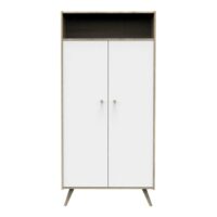Armoire 2 portes et 1 niche--Marron-Sauthon