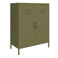 Armoire avec 1 porte en vert olive--Vert-Dorel Home