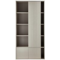 Armoire de rangement en pin beige-Bois de Pin-Blanc-WOOOD