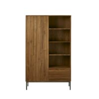 Armoire en teck massif 110 cm-Teck-Marron-BERAH GETAH