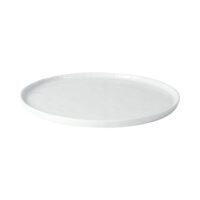 Assiette plate en porcelaine blanc-Porcelaine-Blanc-Pomax