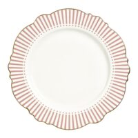 Assiette plate rose D27