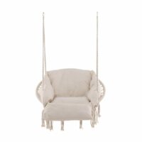 Balancelle blanche en polyester--Blanc-ebuy24