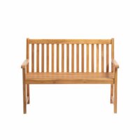 Banc de jardin en acacia massif 120 cm--Beige-BERAH GETAH