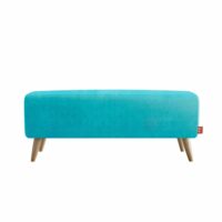 Banc de lit turquoise 100x49x41