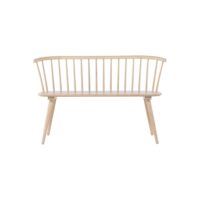 Banc en bois moderne BYBO bois (hévéa) naturel 120x49x76.5cm-Hévéa-Beige-Venture Home