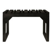 Banc en bois noir-Bois-Noir-Dutchbone