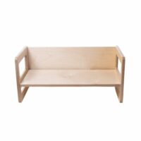 Banc en bois pour enfant 3 en 1-Bois-Beige-BaaViÿ
