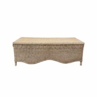 Banc en rotin--Beige-Terracotta
