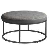 Banc siège rembourré capacité 300 kg gris tourterelle--Gris-SONGMICS HOME