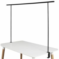 Barre de décoration de table noir 139 à 250 cm x 90 cm--Noir-The Home Deco Factory