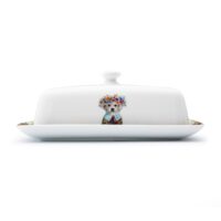 Beurrier Porcelaine Blanc 21 X 11 X 7cm-Porcelaine-Blanc-Mikasa