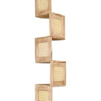 Bibliothèque en bois bois clair 19x19-Beliani