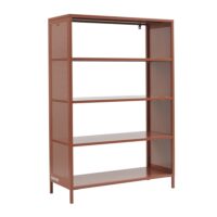 Bibliothèque terracotta h145cm--Orange-Pantone