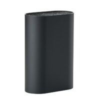 Bloc couteaux large noir 17x9cm H24cm--Noir-Zone Denmark