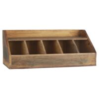Boîte à couverts bois-Bois-Marron-IB Laursen