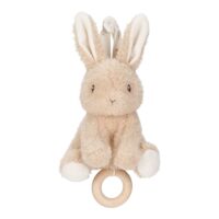 Boite à musique lapin newborn-Bois de Pin-Marron-Little Dutch