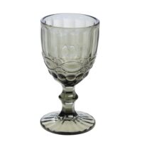 Boîte de 6 verres à pied  gris-Verre-Gris-Amadeus