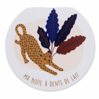 Boites à dents de lait  multicolore en mdf--Blanc-Amadeus