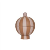 Bonbonnière en grès 8.5xH11.5cm--Rose-OYOY Living Design
